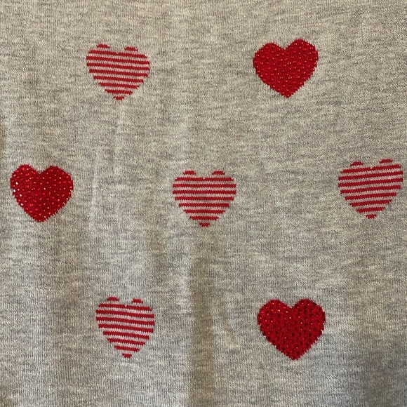 bebe Mirror Heart Sweater - Picture 4 of 8